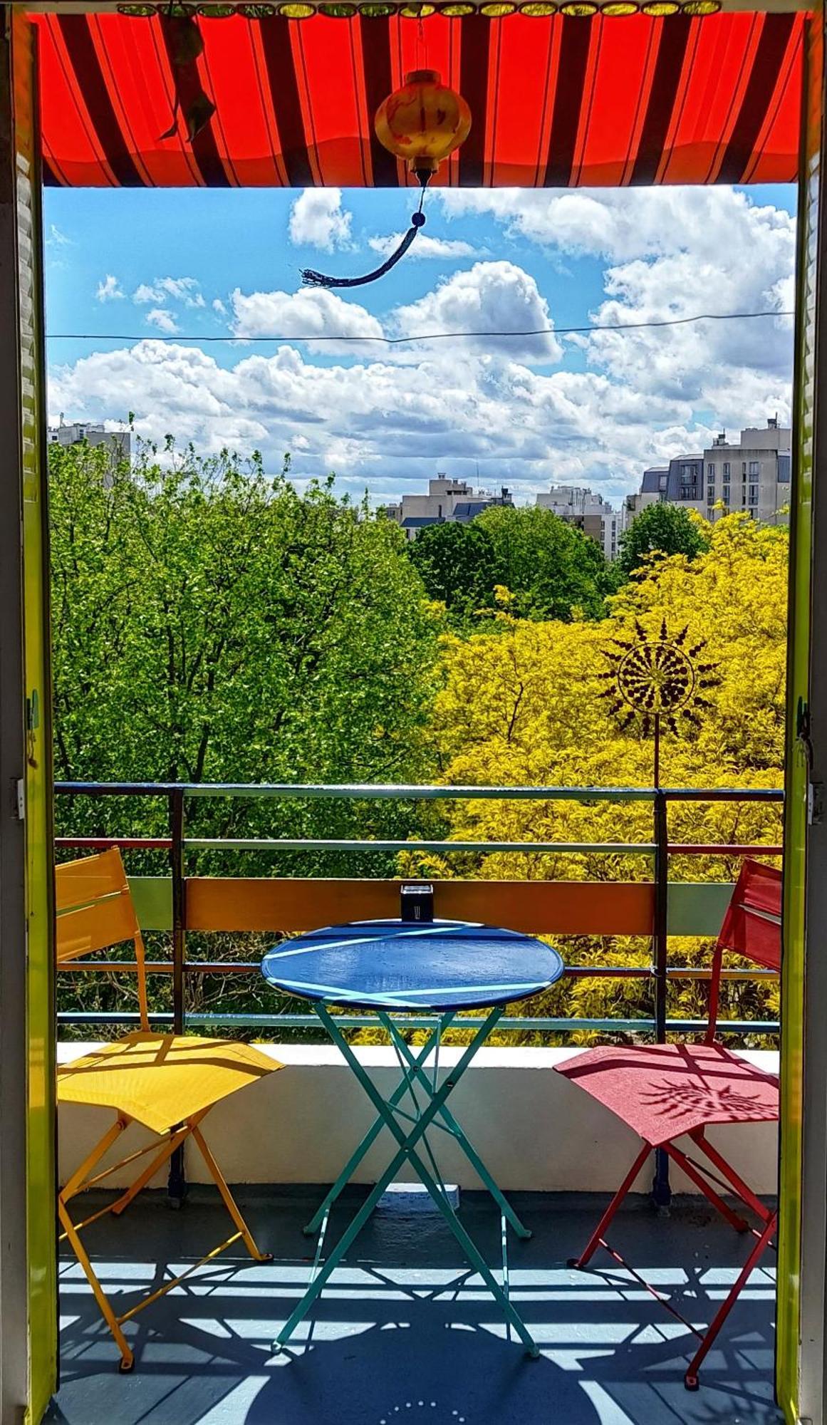 Canopee, Paisible, Chaleureux, Lumineux, Balcon Appartement